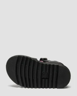 Kleinkind Marlowe Ii Glitzer Herz Leder Schuhe in Schwarz