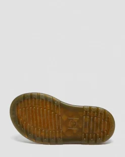 Kleinkind Moby II Leder Riemensandalen mit Klettverschluss in Weiß