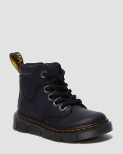 Kleinkind Raffe Leder Ankle Boots
