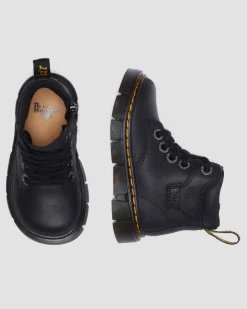 Kleinkind Raffe Leder Ankle Boots