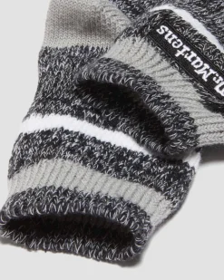 Kurze Marl Socken aus Baumwollmischung in Schwarz