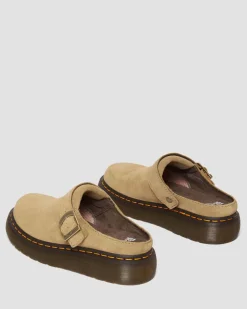 Laketen Bronx Wildleder Plateau Mules in Tan