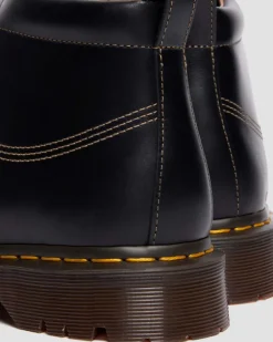 Lowell Chukka Moc Toe Leder Ankle Boots in Schwarz