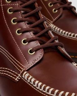 Lowell Chukka Moc Toe Leder Ankle Boots in Braun