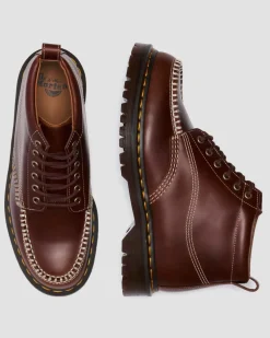 Lowell Chukka Moc Toe Leder Ankle Boots in Braun