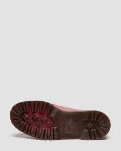 Lowell Chukka Nubuck Moc Toe Ankle Boots in Dusty Rose Pink