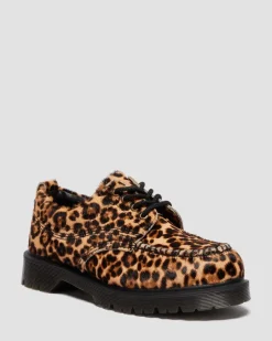 LOWELL LEOPARDENMUSTER MOC TOE SCHUHE in Leopard