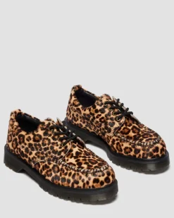 LOWELL LEOPARDENMUSTER MOC TOE SCHUHE in Leopard