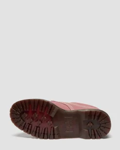 Lowell Nubuck Moc Toe Schuhe in Dusty Rose Pink