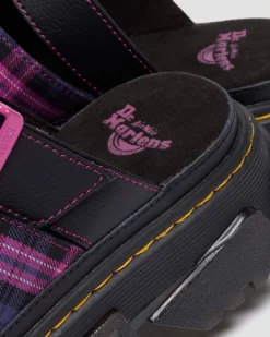 MATTISON SLIDE SLIP ON SANDALE in Schwarz & Pink Multi