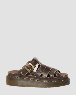 Maxxy Slide AR Rogue Leder Sandalen in Braun