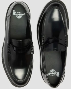 Mayfare Glattleder Loafer in Schwarz
