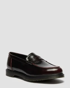 Mayfare Rub Off Leder Loafer in Cherry Red