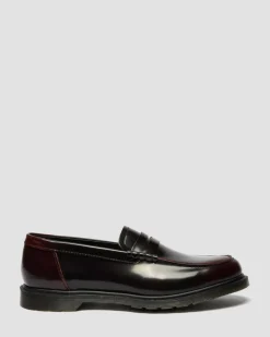 Mayfare Rub Off Leder Loafer in Cherry Red