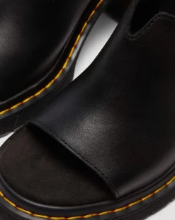 Millee Leder Open Toe Sandalen in Schwarz