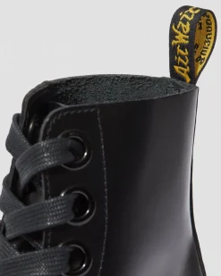 Molly Plateau Stiefel in Schwarz
