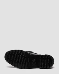 PENTON MONOCHROMER GLATTLEDER LOAFER in Schwarz