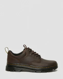 Reeder Crazy Horse Leder Utility Schuhe in Dunkelbraun