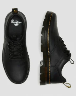 Reeder Wyoming Leder Utility Schuhe in Schwarz