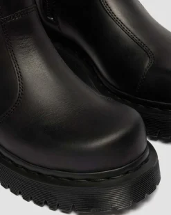 Rejena Old Harness Leder Stiefel in Schwarz