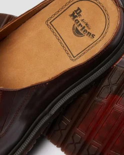 SAN LEDER MULES in Braun