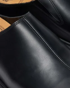 SAN LEDER MULES in Schwarz