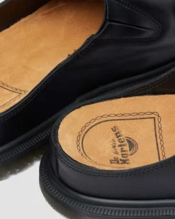 SAN LEDER MULES in Schwarz
