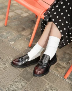 Temara Arcadia Leder Loafer in Cherry Red