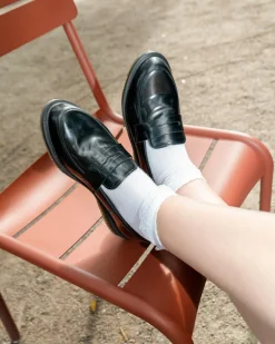 Temara Glattleder Loafer in Schwarz