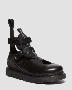 VENT XX01 Leder Gladiatorsandalen in Schwarz
