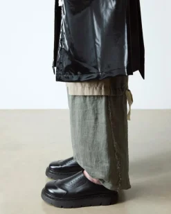 VENT XX02 Leder Mules in Schwarz