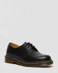 Vintage 1461 Quilon Leder Oxford Schuhe in Schwarz