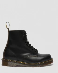Vintage 1460 Quilon Leder Stiefeletten in Schwarz