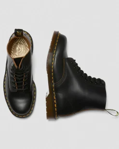 Vintage 1460 Quilon Leder Stiefeletten in Schwarz