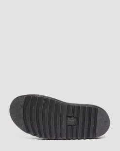 Voss II Athena Leder Riemensandalen in Schwarz