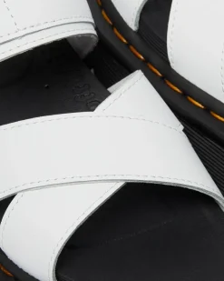 Voss II Hydro Leder Riemensandalen in Weiß