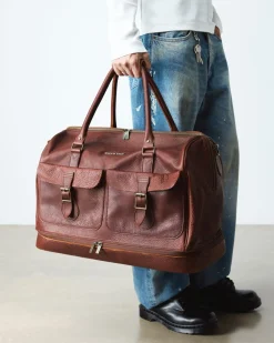 Weekender Ledertasche in Cashew