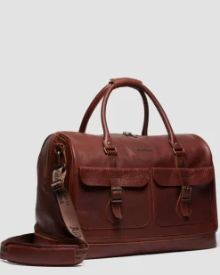 Weekender Ledertasche in Cashew
