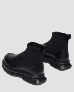 14XX QUBIST STIEFEL MIT REISSVERSCHLUSS in Schwarz
