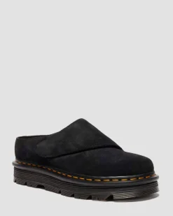 Zebzag Anywair Wildleder Mules in Schwarz