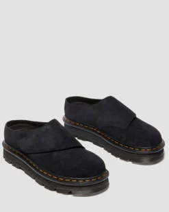 Zebzag Anywair Wildleder Mules in Schwarz