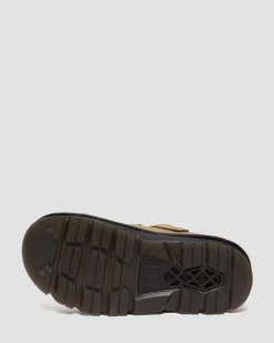Zebzag Wildleder Casual Slingback Plateau Mules in Tan