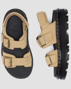Zebzag Wildleder Sandalen in Tan
